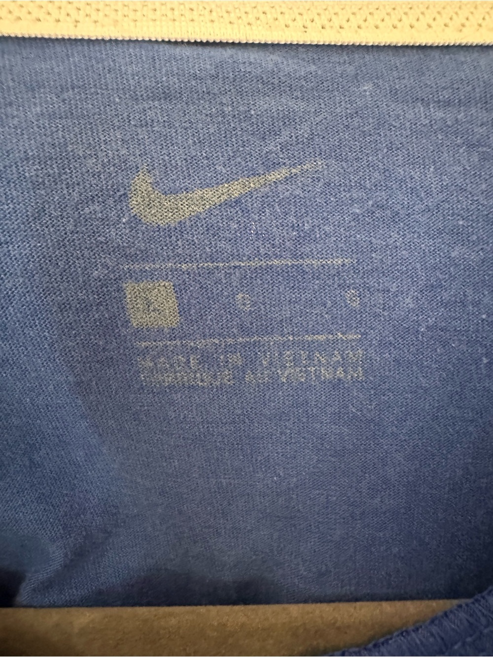 Nike Duke Blue Devils Mens Blue Crewneck Hood G - Picture 4 of 4